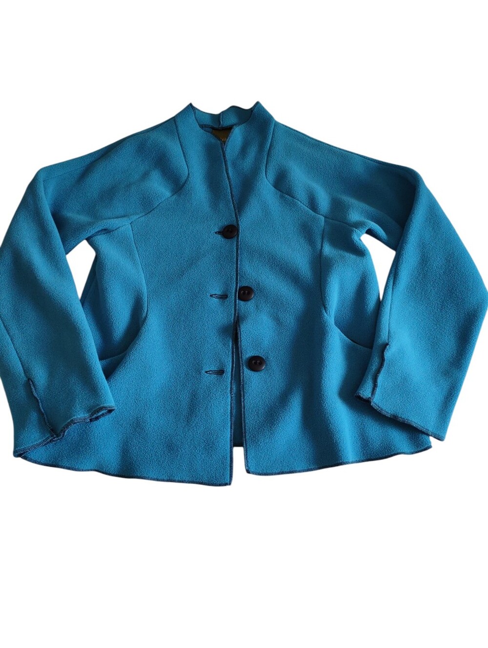 Maralyce Ferree Small Blue Fleece Sweater